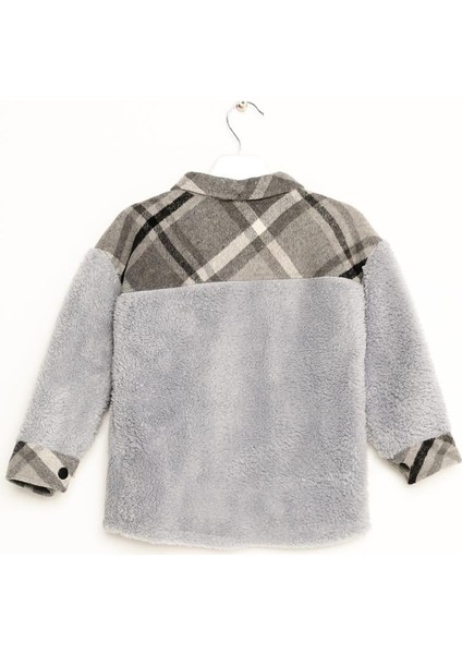 Erkek Çocuk Ekoseli Peluş Gömlek 1-5 Yaş