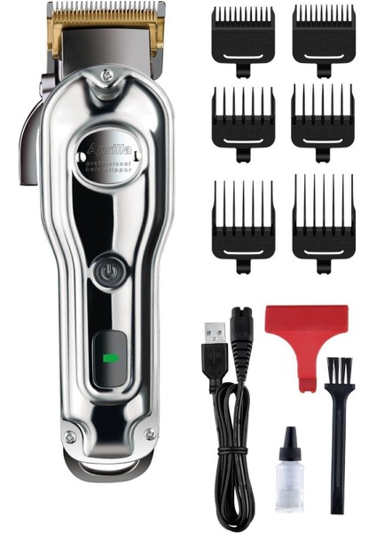 Profesyonel Tıraş Makinesi, Titanyum Bıçak, Keskin ve Dayanıklı, Ergonomik