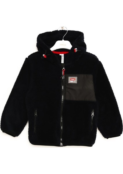 Erkek Çocuk Garnili Peluş Hırka 1-5 Yaş