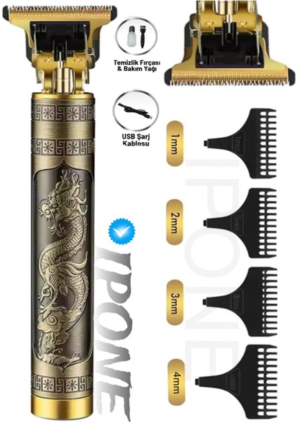 Dragon Çelik Kasa Profesyonel Tüy Alma ve Tıraş Makinesi