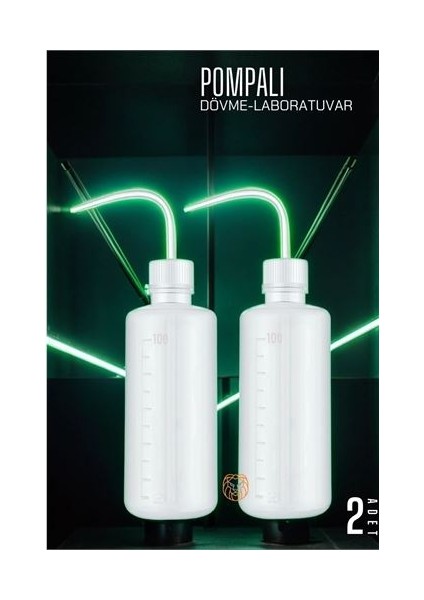 Pompa Şişe Dövme Laboratuvar Çiçek