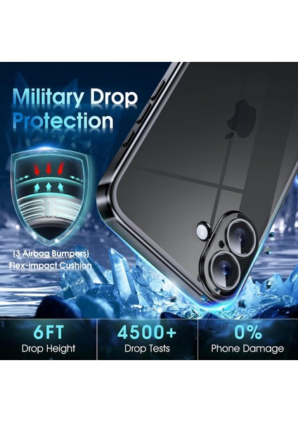 iPhone 17 Kılıf Tam Kamera Lens Koruyucu Metalik Parlak Renkli Kenarlı Yumuşak Silikon Lensli Kapak Arkası Şeffaf Kapak modelleri