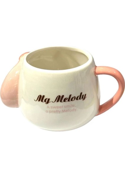 Ithal My Melody 3D Tasarım Seramik Kupa – Sevimli Karakter Mug – Pembe Kulplu Kupa fiyatları