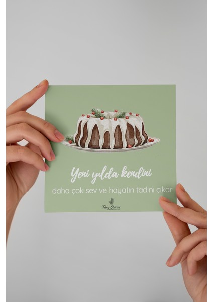 6'lı Yılbaşı Motto Kartı Seti/ Kartpostal