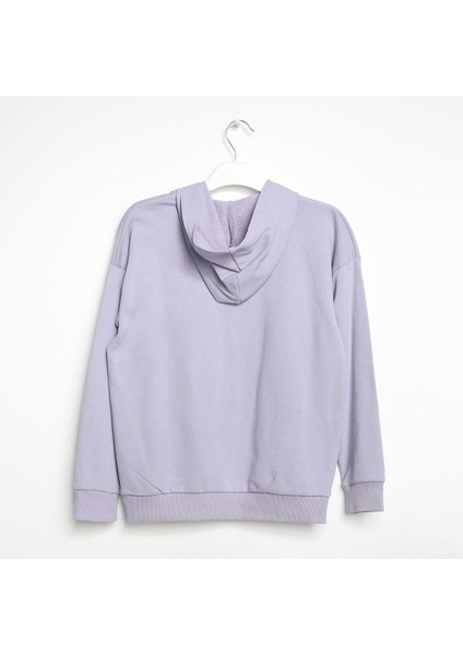 Kız Çocuk Kapşonlu Fermuarlı Sweatshirt 1-5 Yaş - 422301