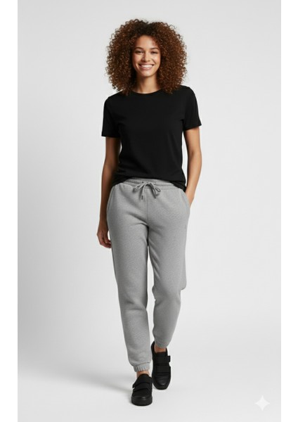 Paça Lastikli Eşofman Altı Kalın Kışlık Içi Polarlı (Orijinal Kalıp)