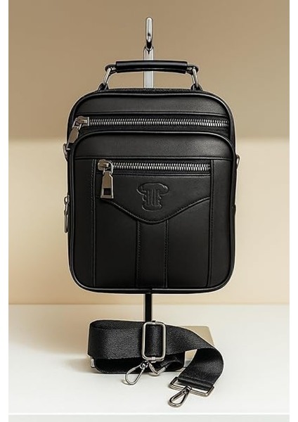 Kasalı Bölmeli Deri Erkek Çantası modelleri