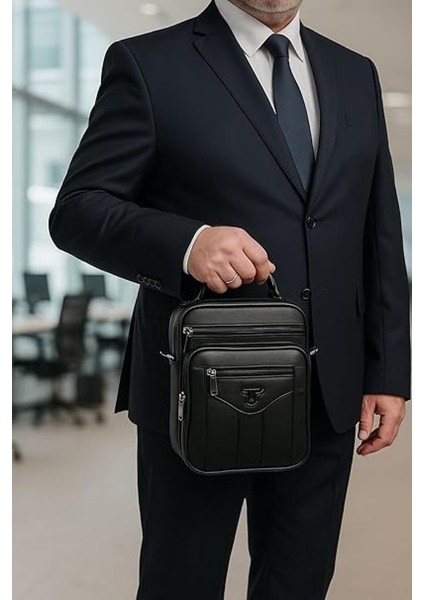 Kasalı Bölmeli Deri Erkek Çantası fırsatları