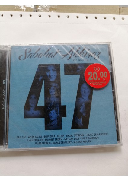 Sabahat Akkiraz ve Dostları 47 Çeşitli Sanatçılar CD Sıfır Ambalajında Tükenen Baskı