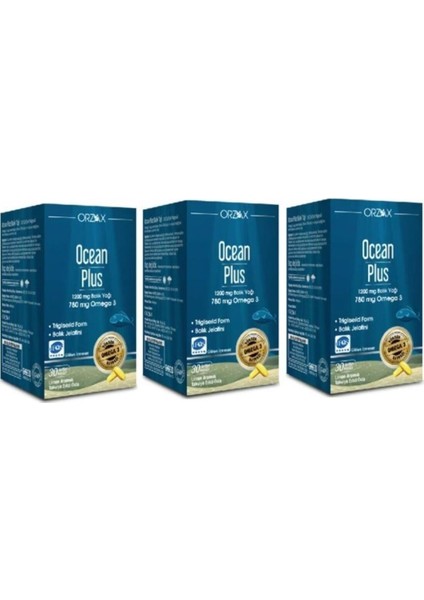 Omega Plus 3 1200 Mg 30 Kapsül 3'lü