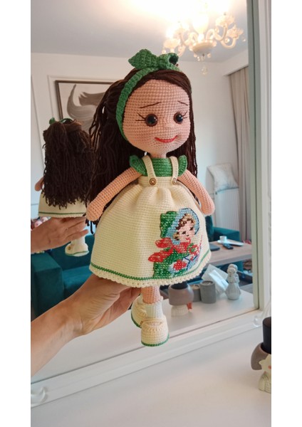 El Yapımı Nostalji Kız Işlemeli Bebek modelleri