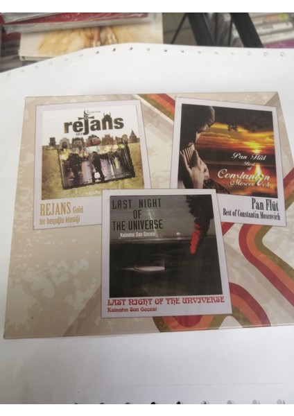 Rejans Gold Fan Flüt Last Right Of The Unıverse Turkuola CD Sıfır Ambalajında 3 CD Li