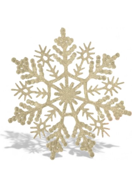 3’lü Yılbaşı Kar Tanesi Motifli Süs – Beyaz fiyatları