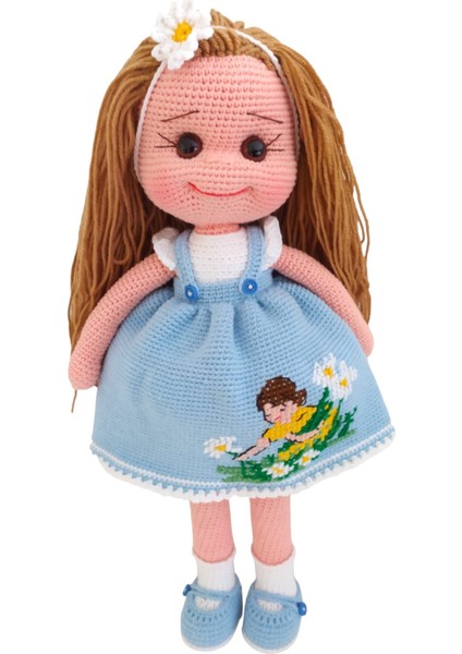 El Yapımı Papatya Kız Işlemeli Bebek fiyatları