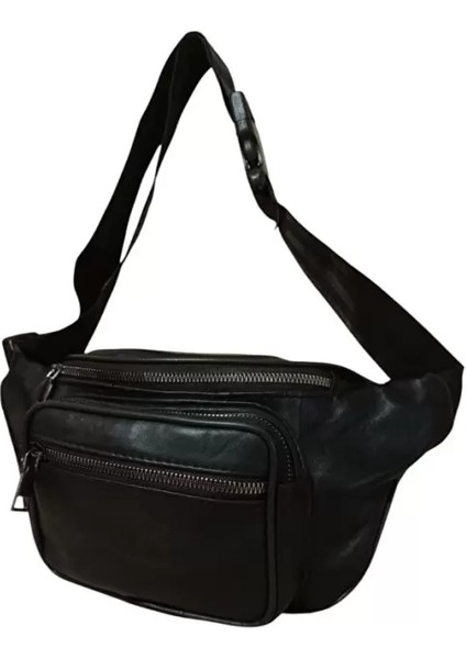 Bölmeli Deri Bel Çantası fırsatları