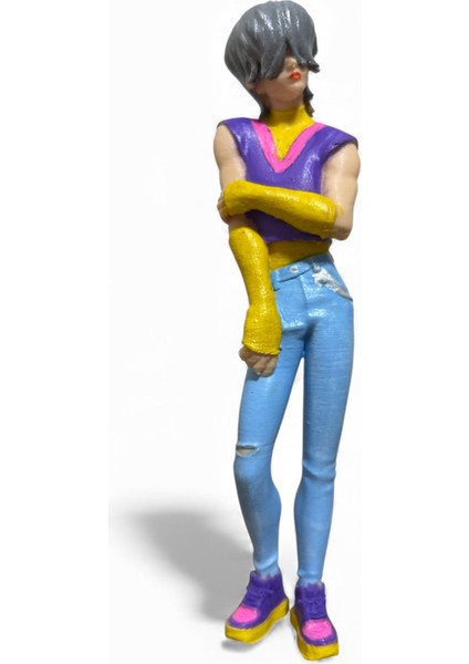 Kpop Saja Boys Tarzı – El Boyama 5’li 3D Koleksiyon Figür Seti | Demon Hunters Esintili Full Set fırsatları