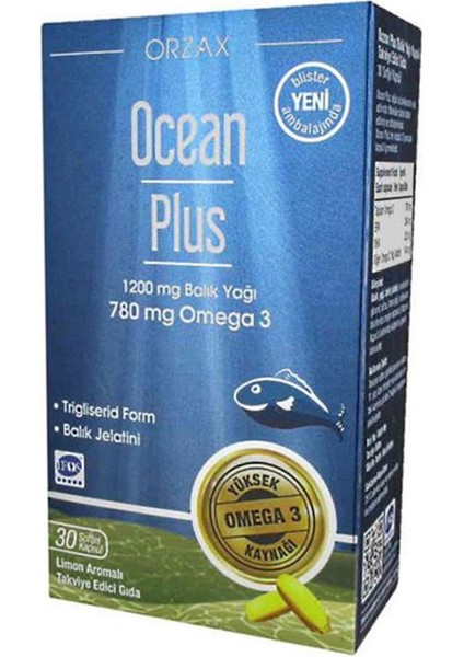 Plus 1200 Mg Balık Yağı 30 Kapsul