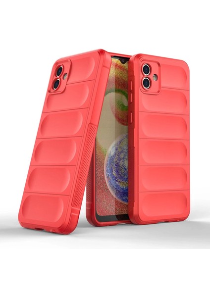 Samsung Galaxy A04E Kılıf Optimum Silikon - Kırmızı fiyatları