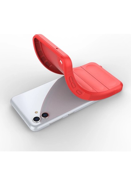 Samsung Galaxy A04E Kılıf Optimum Silikon - Kırmızı fırsatları