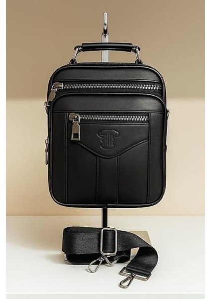 Kasalı Bölmeli Deri Erkek Çantası modelleri