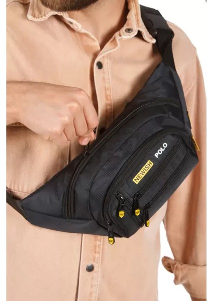 Bölmeli Unısex Bel Çantası