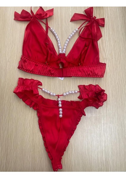 Derin V Ince Omuz Askısı Tasarımlı Iç Giyim Seti, Iç Giyim Sütyen ve Külot, Kadın Iç Giyim indirimleri