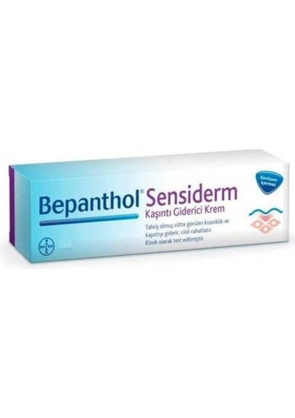 Sensiderm 50 gr ve Kaşıntı Giderici Krem