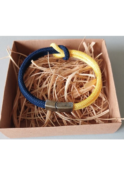 Renklerine Sadık Olanlara"taraftar Bilekliği" (Sarı Lacivert) modelleri