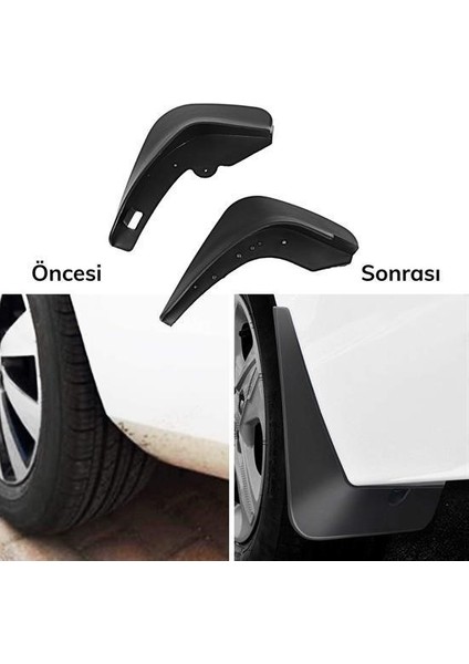 ® 2 Adet Ön Veya Arkaya Uygun Çamur Önleyici Paçalık 32 X19 cm indirimleri