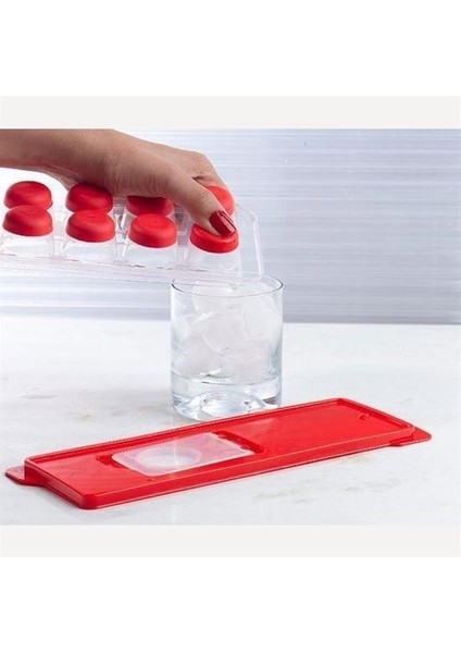Mytechcat® 12LI Kapaklı Yapışmaz Silikon Tabanlı Plastik Küp Buz Kalıbı modelleri
