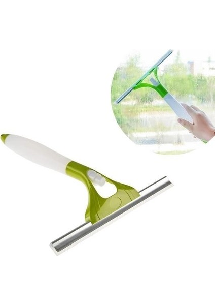 ® Pratik Spreyli Cam Sil Pencere Ayna Tezgah Duşakabin Temizleyici Püskürtmeli Silme Aparatı