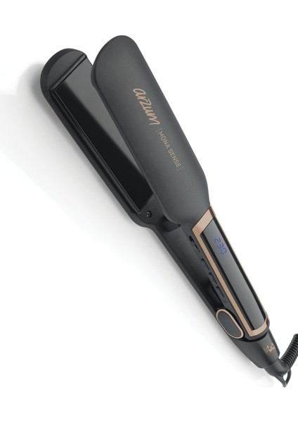 Geniş Seramik Saç Düzleştirici, Keratin ve Argan Yağıyla Güçlü ve Parlak