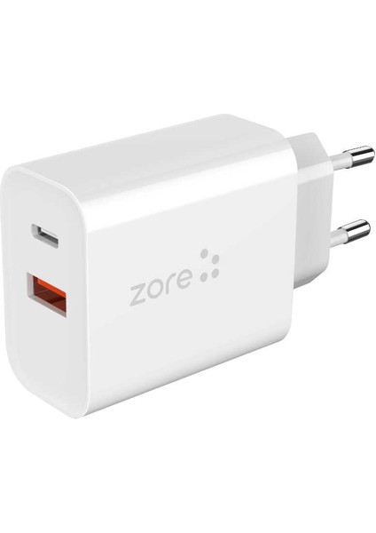 ​​tekno Grup Zore Xmac Serisi X4 22W Seyahat Şarj Başlığı - Beyaz fiyatları