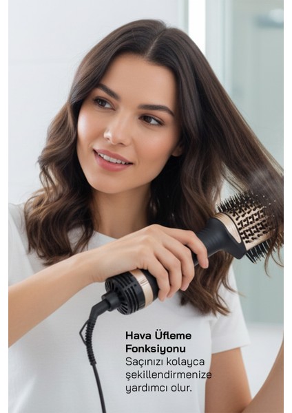 Çok Fonksiyonlu 3'ü Birlikte Saç Şekillendirici ve Hava Üflemeli Fön Tarağı fiyatları