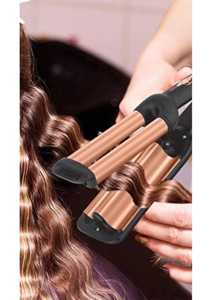 Su Dalgası Maşası 2 Li, Kalıcı ve Şık Saç Bukleleri Için Ideal