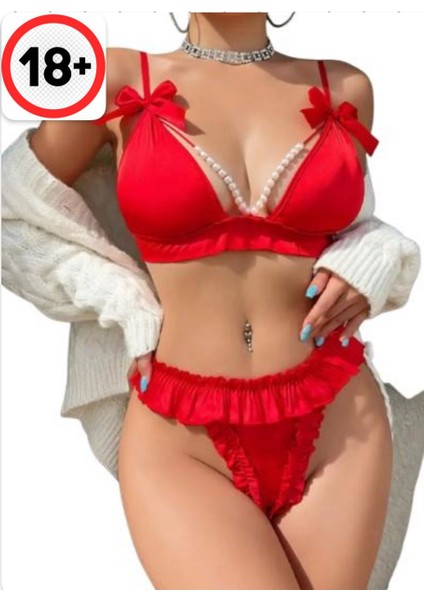 Derin V Ince Omuz Askısı Tasarımlı Iç Giyim Seti, Iç Giyim Sütyen ve Külot, Kadın Iç Giyim modelleri