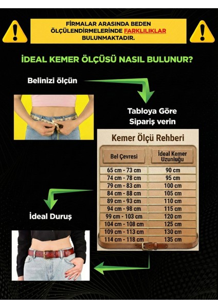 %100 Hakiki Deri, Gold Renk Tokalı 4 cm Süet Siyah Kadın Kemeri; Kot, Spor Kemer=süet.70.siyah