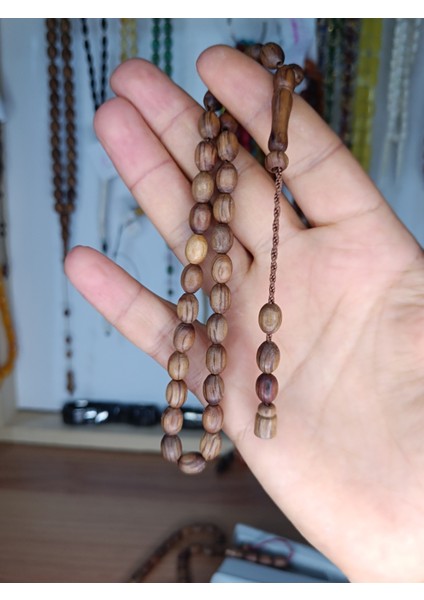 Doğal Grup Beyzi Kesim Kör Diken Ağacı Tesbih