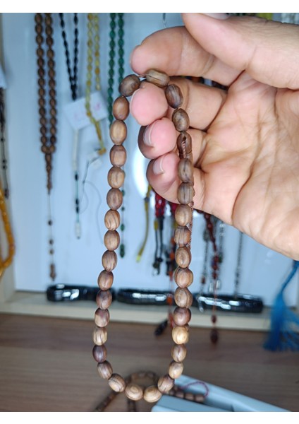 Doğal Grup Beyzi Kesim Kör Diken Ağacı Tesbih modelleri