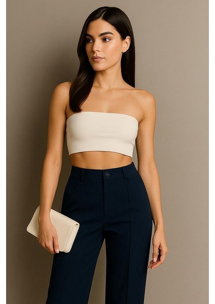 Kadın Siyah Çift Pileli Yüksek Bel Palazzo Kumaş Pantolon | Şık Ofis ve Günlük Kombinler Için indirimleri