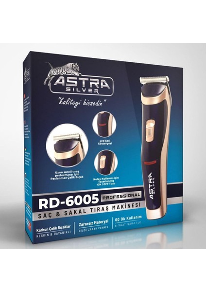 Profesyonel Saç ve Sakal Tıraş Makinesi, Kesim ve Bakım Için Mükemmel