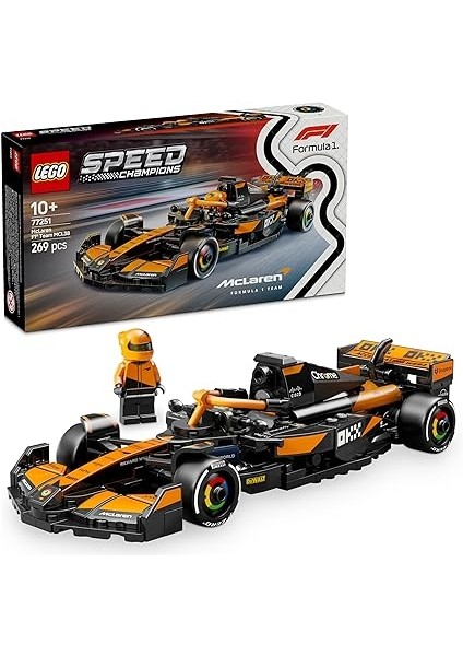 Speed Champions Mclaren F1 Team MCL38 Yarış Arabası 77251 – 10 Yaş ve Üzeri Kız ve Erkek Çocukları Ile... + 1 LEGO