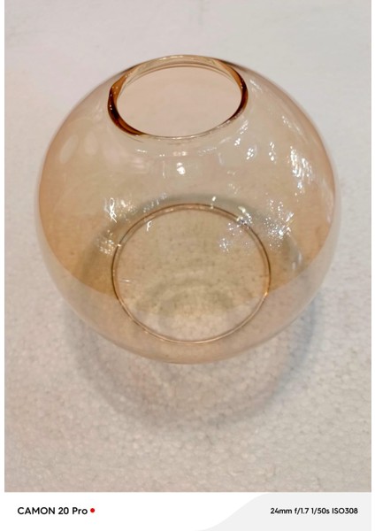 Bal Rengi Büyük Top Fanus Avize Camı ( BOY 14CM-ÇAPI 14 CM) modelleri