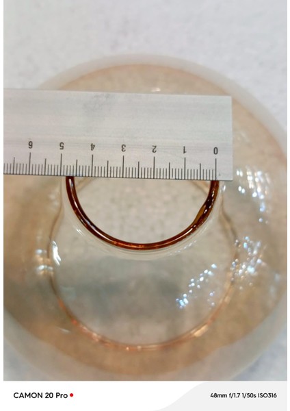 Bal Rengi Büyük Top Fanus Avize Camı ( BOY 14CM-ÇAPI 14 CM) indirimleri