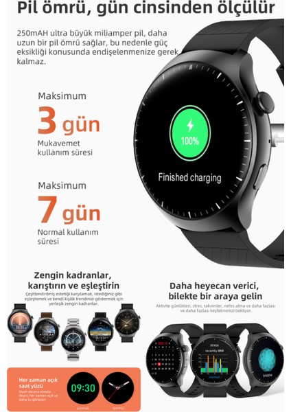 Technosay Watch Hx-4 Pro Akıllı Saat Iphone ve Android Tüm Telefonlara Uyumlu