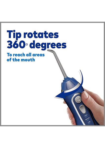 Şarj Edilebilir Tayzikli Su Diş Temizleyici Lacivert Teşhir Ürünü fiyatları