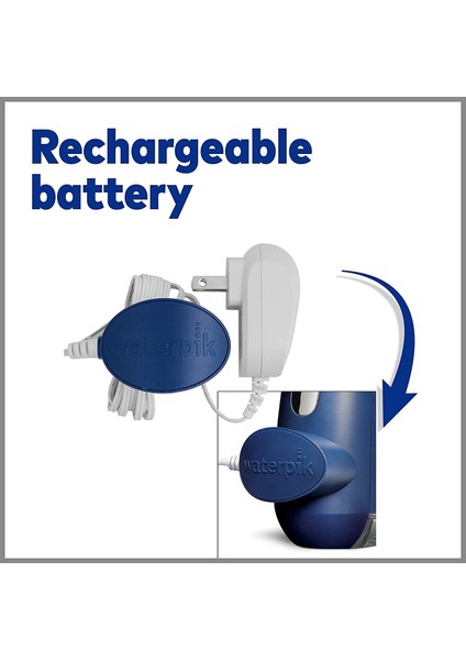 Şarj Edilebilir Tayzikli Su Diş Temizleyici Lacivert Teşhir Ürünü indirimleri