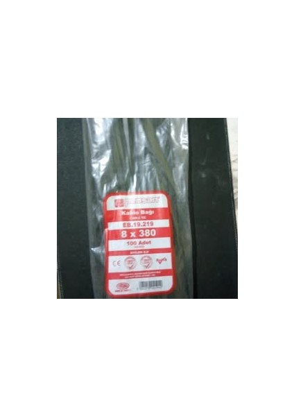 Yüksek Kalite 8X380 mm Plastik Kablo Bağı! indirimleri