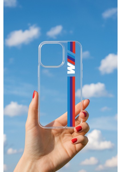 iPhone 17 Air Uyumlu Soyulmayan Bmw M3 Baskılı Şeffaf Yumuşak Kılıf