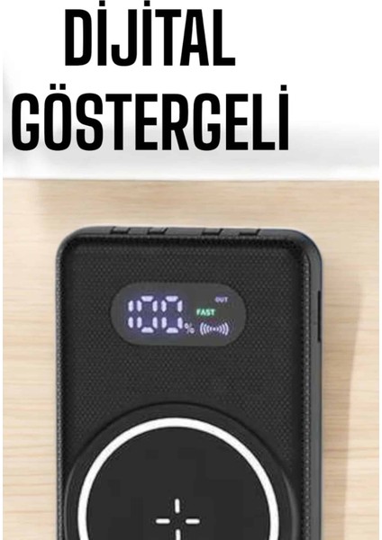 Hızlı Şarj Dijital Göstergeli Powerbankli Çoklu Şarj Özelliği fırsatları